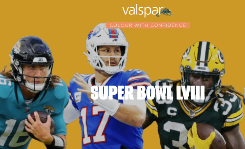Win Tickets to The Superbowl LVIII in Las Vegas with Valspar