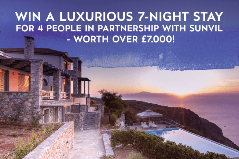 Free Competition - Win a 7-Night Greek Holiday for 4 With The Real Greek and Sunvil